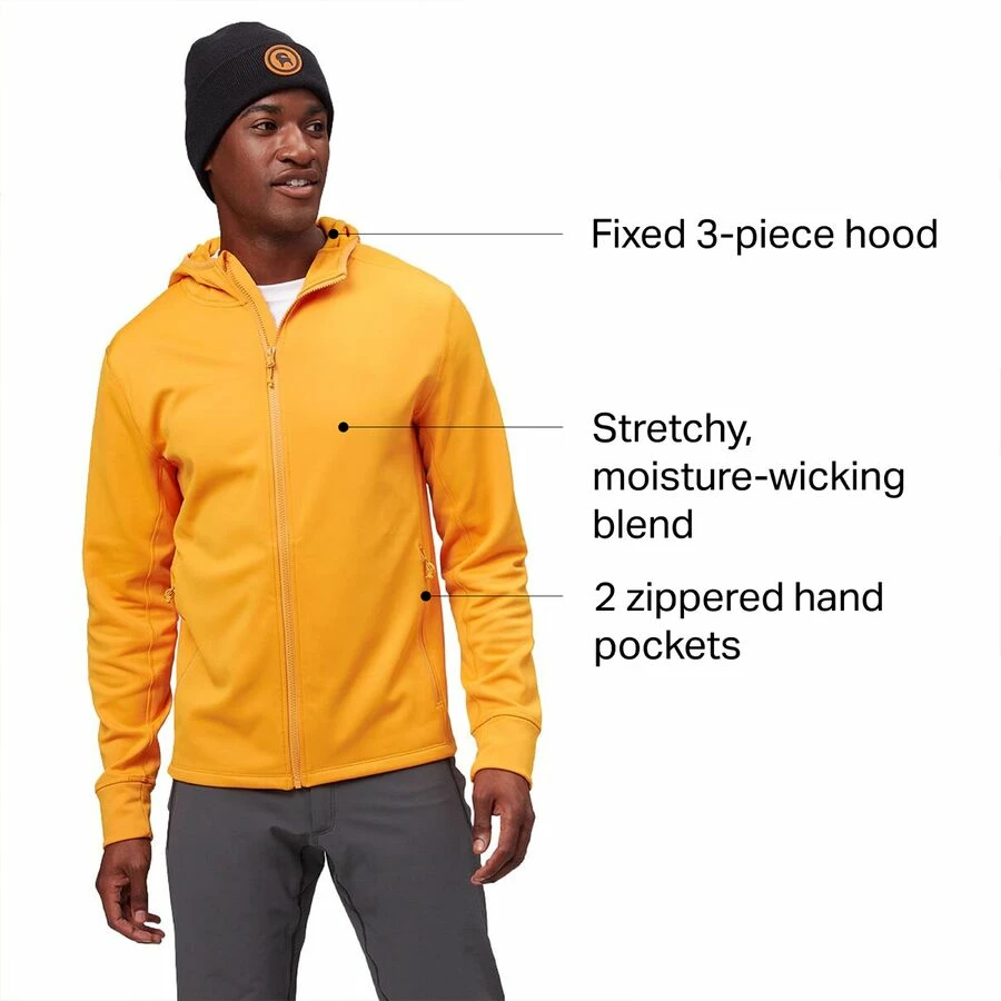 Stoic Tech Fleece Hooded Jacket - Men's 6 Stoic Tech Fleece Hooded Jacket - Men's - Image 6