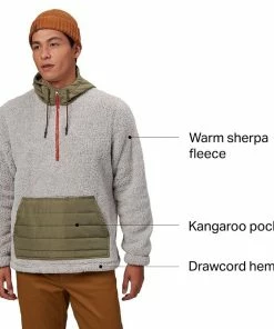 Stoic Sherpa Quilted 1/2-Zip Hoodie - Men's -Stoic Sales Store BLADARGRE D1 1