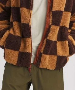 Stoic MTN Checker Sherpa Full-Zip Jacket - Men's -Stoic Sales Store BROCHE D2 1
