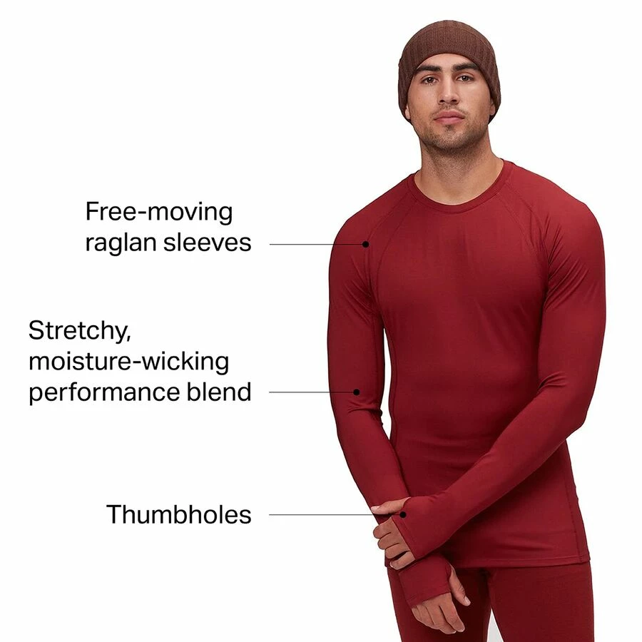 Stoic Midweight Crew Baselayer Top - Men's 2 Stoic Midweight Crew Baselayer Top - Men's - Image 2