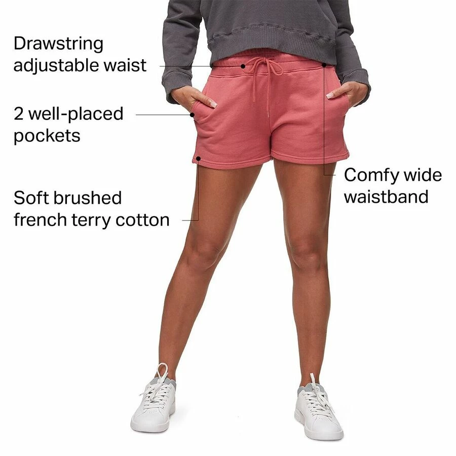 Stoic Brushed Terry Short - Women's 4 Stoic Brushed Terry Short - Women's - Image 4