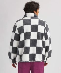 Stoic MTN Checker Sherpa Full-Zip Jacket - Men's -Stoic Sales Store GRECHE D1 1