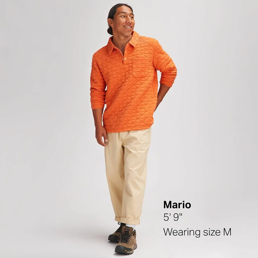 Stoic Venture Quilted Rugby Long-Sleeve Polo - Men's 2 Stoic Venture Quilted Rugby Long-Sleeve Polo - Men's - Image 2