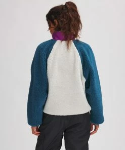 Stoic MTN 1/2-Zip Sherpa Pullover - Women's -Stoic Sales Store INKBLUAMA D1 1