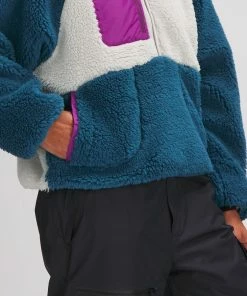 Stoic MTN 1/2-Zip Sherpa Pullover - Women's -Stoic Sales Store INKBLUAMA D3 1