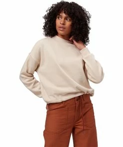 Stoic French Terry Crop Crewneck Hoodie - Women&apos;s