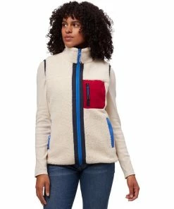 Stoic Reversible Mixed Media Sherpa Vest - Women's
