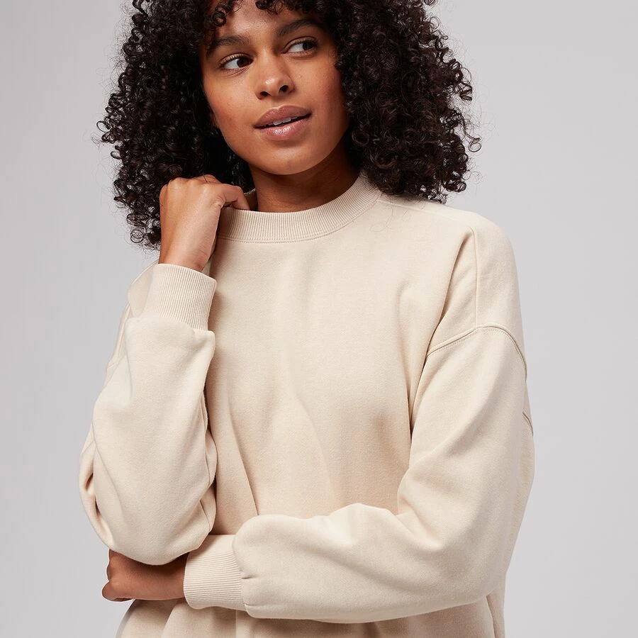 Stoic French Terry Crop Crewneck Hoodie - Women's 5 Stoic French Terry Crop Crewneck Hoodie - Women's - Image 5