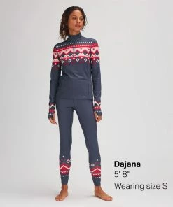 Stoic Lightweight Poly 1/4-Zip Baselayer Top - Women's -Stoic Sales Store NAVFAIISL D4 3