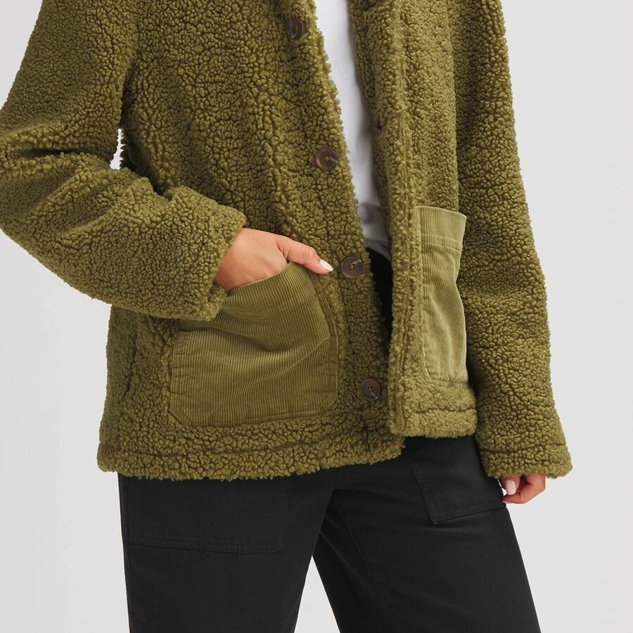 Stoic MTN Sherpa Corduroy Chore Coat - Women's 3 Stoic MTN Sherpa Corduroy Chore Coat - Women's - Image 3