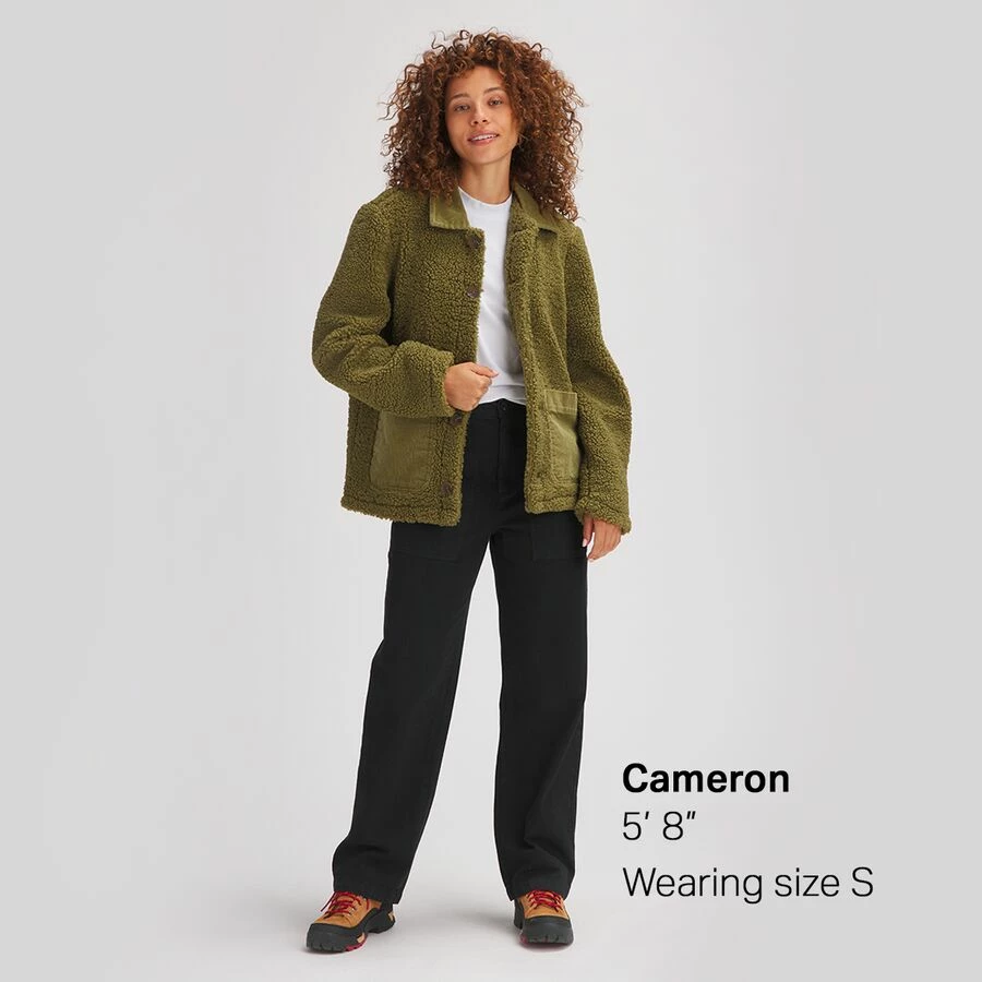 Stoic MTN Sherpa Corduroy Chore Coat - Women's 2 Stoic MTN Sherpa Corduroy Chore Coat - Women's - Image 2