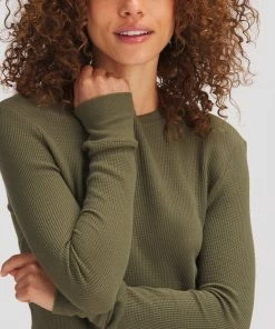 Stoic Thermal Waffle Crew - Women&apos;s -Stoic Sales Store OLINIG D3 12