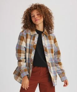 Stoic Quilted Boyfriend Plaid Shirt Jacket - Women's -Stoic Sales Store PEBPLA