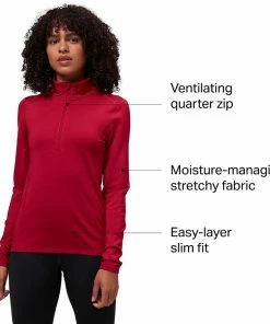 Stoic Midweight 1/4 Zip Baselayer Top - Women's -Stoic Sales Store RIORED D8 1