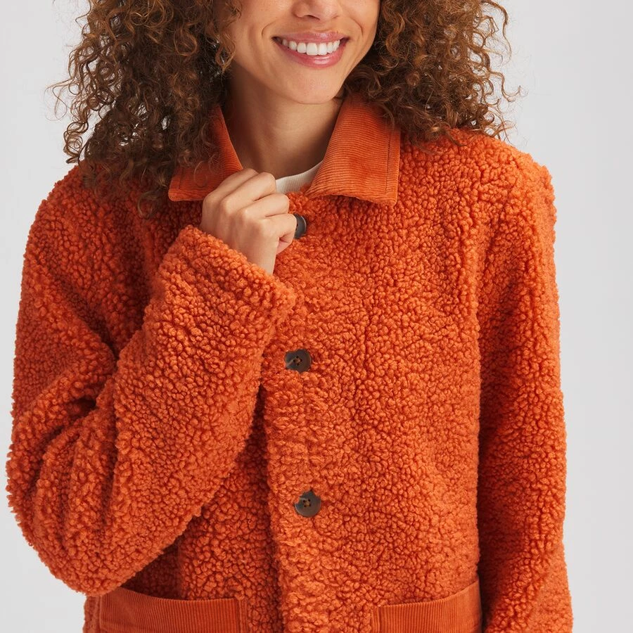 Stoic MTN Sherpa Corduroy Chore Coat - Women's 9 Stoic MTN Sherpa Corduroy Chore Coat - Women's - Image 9