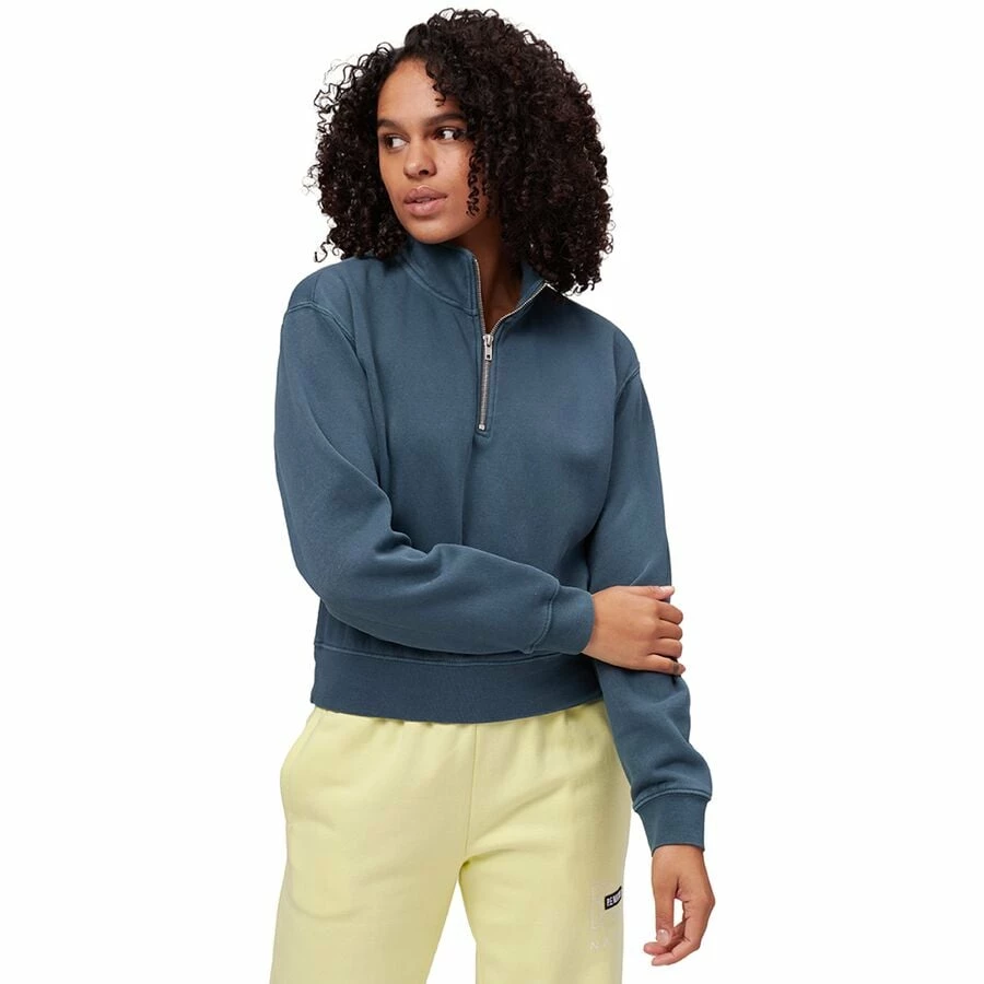 Stoic Cotton Cropped 1/4-Zip Pullover - Women's 7 Stoic Cotton Cropped 1/4-Zip Pullover - Women's - Image 7