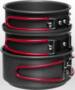 Stoic 3-Piece Backpacker Hard Anodized Cook Set 11 Stoic 3-Piece Backpacker Hard Anodized Cook Set -Stoic Sales Store STE D1 3