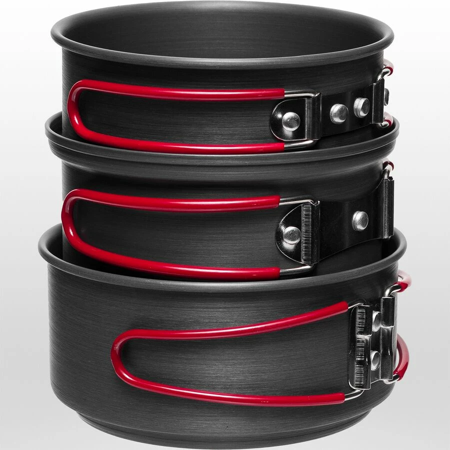 Stoic 3-Piece Backpacker Hard Anodized Cook Set 6 Stoic 3-Piece Backpacker Hard Anodized Cook Set - Image 6