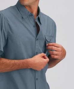 Stoic Adventure Performance Button-Up Shirt - Men&apos;s -Stoic Sales Store STO D2 5