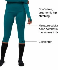 Stoic Merino Blend Calf-Length Baselayer Bottom - Women's 13 Stoic Merino Blend Calf-Length Baselayer Bottom - Women's -Stoic Sales Store STO D6 2