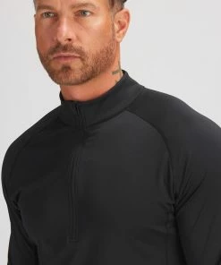 Stoic Lightweight Poly 1/4-Zip Baselayer Top - Men&apos;s -Stoic Sales Store STRLIM D3 36