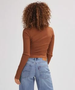 Stoic Daily Rib Long-Sleeve Top - Women's 24 Stoic Daily Rib Long-Sleeve Top - Women's -Stoic Sales Store TOACOC D1 1