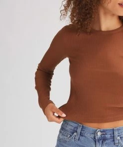 Stoic Daily Rib Long-Sleeve Top - Women's 22 Stoic Daily Rib Long-Sleeve Top - Women's -Stoic Sales Store TOACOC D3 1