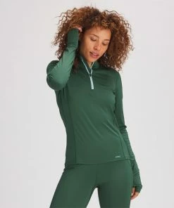 Stoic Lightweight Poly 1/4-Zip Baselayer Top - Women's